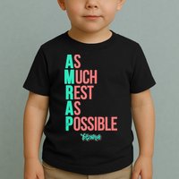 As Much Rest As Possible AMRAP Funny FIT2SERVE Toddler T-Shirt