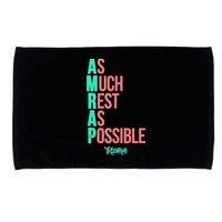 As Much Rest As Possible AMRAP Funny FIT2SERVE Microfiber Hand Towel