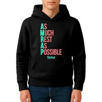 As Much Rest As Possible AMRAP Funny FIT2SERVE Kids Hoodie