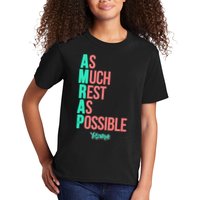 As Much Rest As Possible AMRAP Funny FIT2SERVE Kids T-Shirt