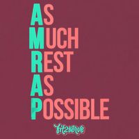 As Much Rest As Possible AMRAP Funny FIT2SERVE 16oz Travel Tumbler