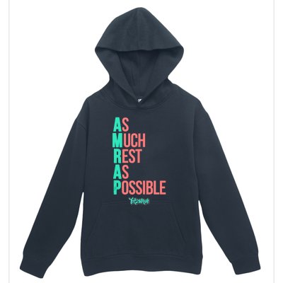 As Much Rest As Possible AMRAP Funny FIT2SERVE Urban Pullover Hoodie