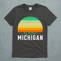 Alpena Michigan Retro Sunset T-Shirt