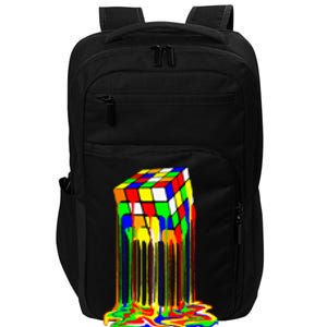 Awesome Melting Rubik Rubix Rubics Cube Impact Tech Backpack