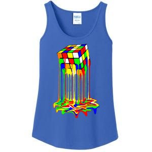 Awesome Melting Rubik Rubix Rubics Cube Ladies Essential Tank