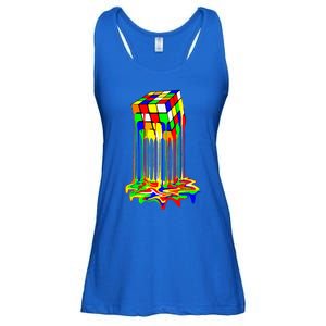 Awesome Melting Rubik Rubix Rubics Cube Ladies Essential Flowy Tank