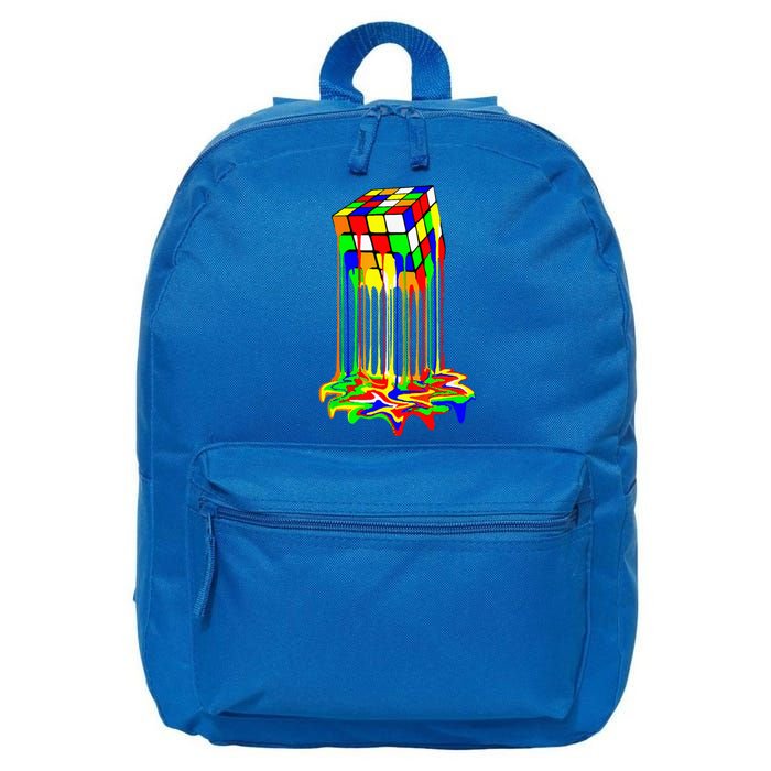 Awesome Melting Rubik Rubix Rubics Cube 16 in Basic Backpack