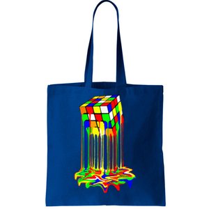 Awesome Melting Rubik Rubix Rubics Cube Tote Bag