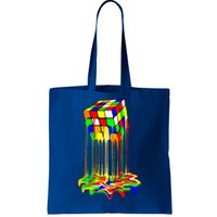 Awesome Melting Rubik Rubix Rubics Cube Tote Bag