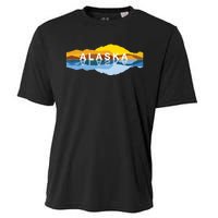 Alaska Mountain Reflections Denali Mountain Souvenir Cooling Performance Crew T-Shirt