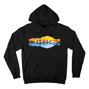 Alaska Mountain Reflections Denali Mountain Souvenir Hoodie