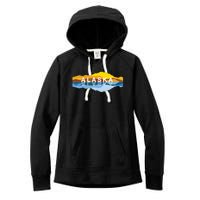 Alaska Mountain Reflections Denali Mountain Souvenir Women's Fleece Hoodie