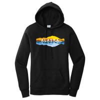 Alaska Mountain Reflections Denali Mountain Souvenir Women's Pullover Hoodie