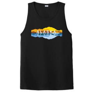 Alaska Mountain Reflections Denali Mountain Souvenir PosiCharge Competitor Tank