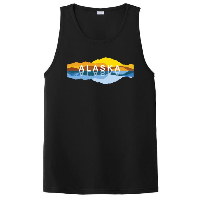 Alaska Mountain Reflections Denali Mountain Souvenir PosiCharge Competitor Tank