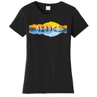 Alaska Mountain Reflections Denali Mountain Souvenir Women's T-Shirt