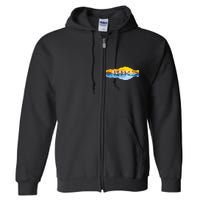 Alaska Mountain Reflections Denali Mountain Souvenir Full Zip Hoodie