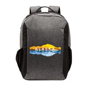 Alaska Mountain Reflections Denali Mountain Souvenir Vector Backpack