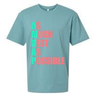 As Much Rest As Possible AMRAP Funny Trendy Sueded Cloud Jersey T-Shirt