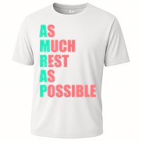 As Much Rest As Possible AMRAP Funny Trendy Performance Shirt