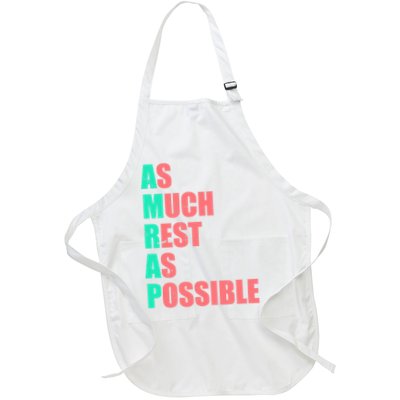 As Much Rest As Possible AMRAP Funny Trendy Apron