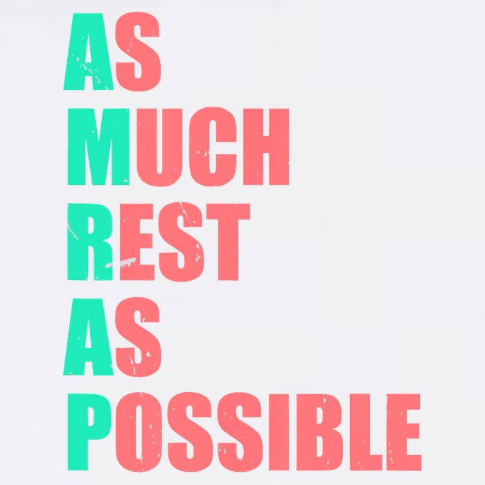 As Much Rest As Possible AMRAP Funny Trendy Button