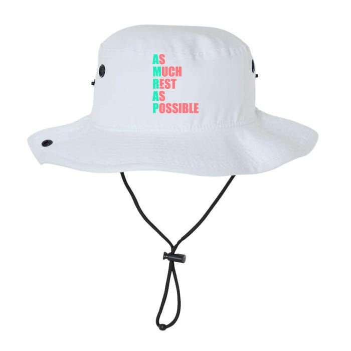 As Much Rest As Possible AMRAP Funny Trendy Bucket Hat