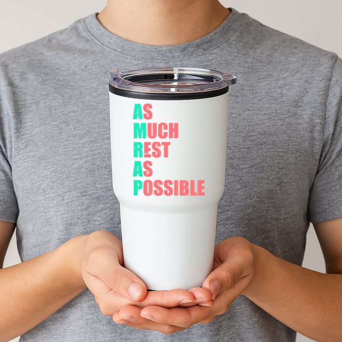 As Much Rest As Possible AMRAP Funny Trendy Tumbler