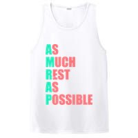 As Much Rest As Possible AMRAP Funny Trendy PosiCharge Competitor Tank