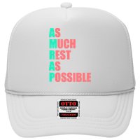 As Much Rest As Possible AMRAP Funny Trendy Hat