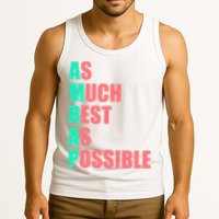 As Much Rest As Possible AMRAP Funny Trendy Tank Top