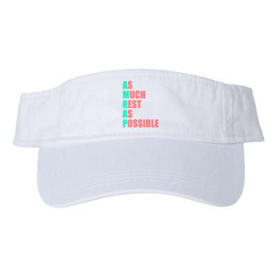 As Much Rest As Possible AMRAP Funny Trendy Visor