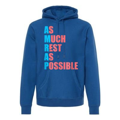 As Much Rest As Possible AMRAP Funny Trendy Premium Hoodie