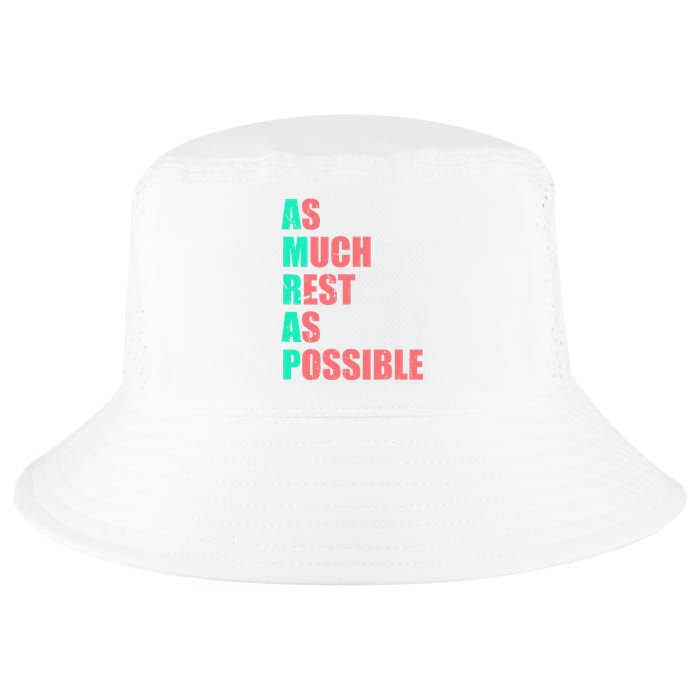 As Much Rest As Possible AMRAP Funny Trendy Cool Comfort Performance Bucket Hat