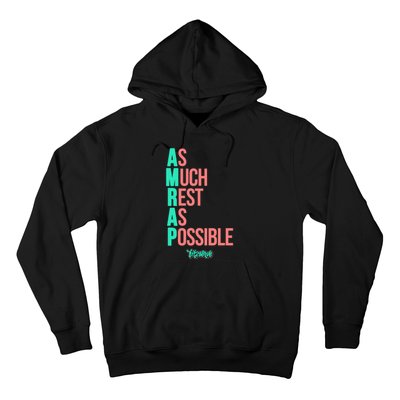 As Much Rest As Possible AMRAP Funny FIT2SERVE Hoodie