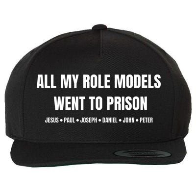 All My Role Models Went To Prison Jesus Paul Joseph Daniel Peter John Wool Snapback Cap