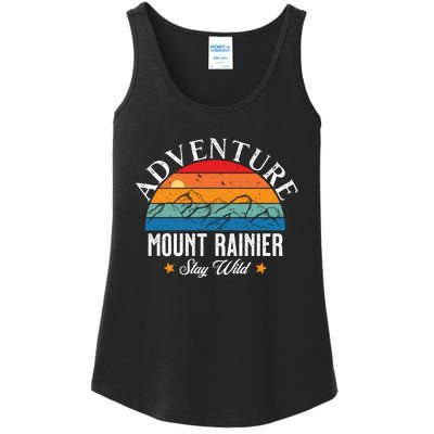 Adventure Mount Rainier Stay Wild Ladies Essential Tank