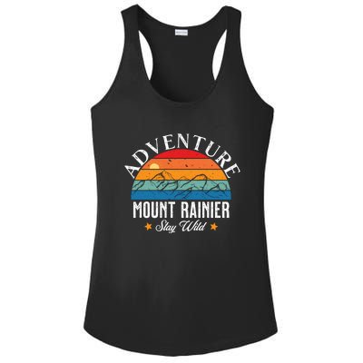 Adventure Mount Rainier Stay Wild Ladies PosiCharge Competitor Racerback Tank