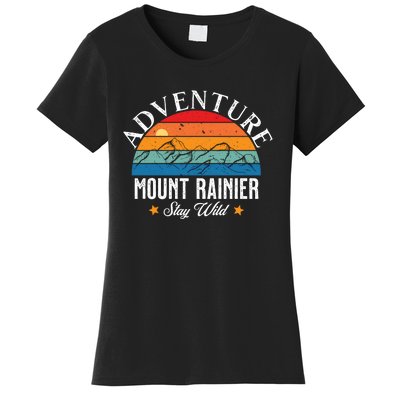 Adventure Mount Rainier Stay Wild Women's T-Shirt