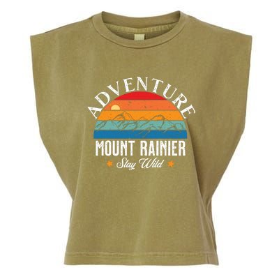 Adventure Mount Rainier Stay Wild Garment-Dyed Women's Muscle Tee