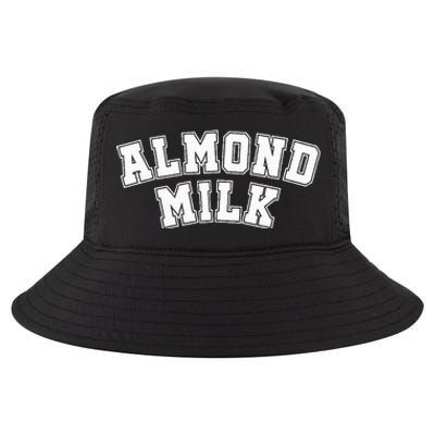 Almond Milk Retro Sports Arch Almond Milk Cool Comfort Performance Bucket Hat