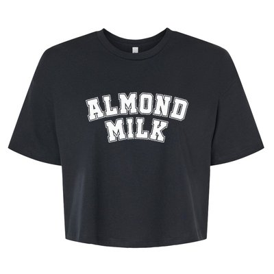 Almond Milk Retro Sports Arch Almond Milk Bella+Canvas Jersey Crop Tee