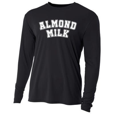 Almond Milk Retro Sports Arch Almond Milk Cooling Performance Long Sleeve Crew