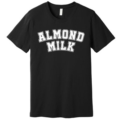 Almond Milk Retro Sports Arch Almond Milk Premium T-Shirt