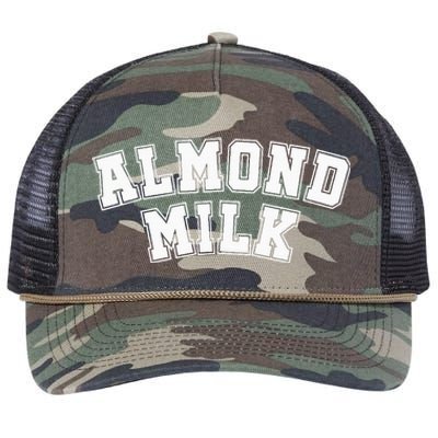 Almond Milk Retro Sports Arch Almond Milk Retro Rope Trucker Hat Cap