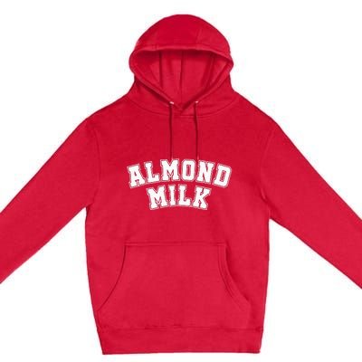 Almond Milk Retro Sports Arch Almond Milk Premium Pullover Hoodie