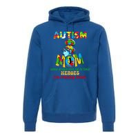 Autism Mom Raising Hero Cool Gift Premium Hoodie