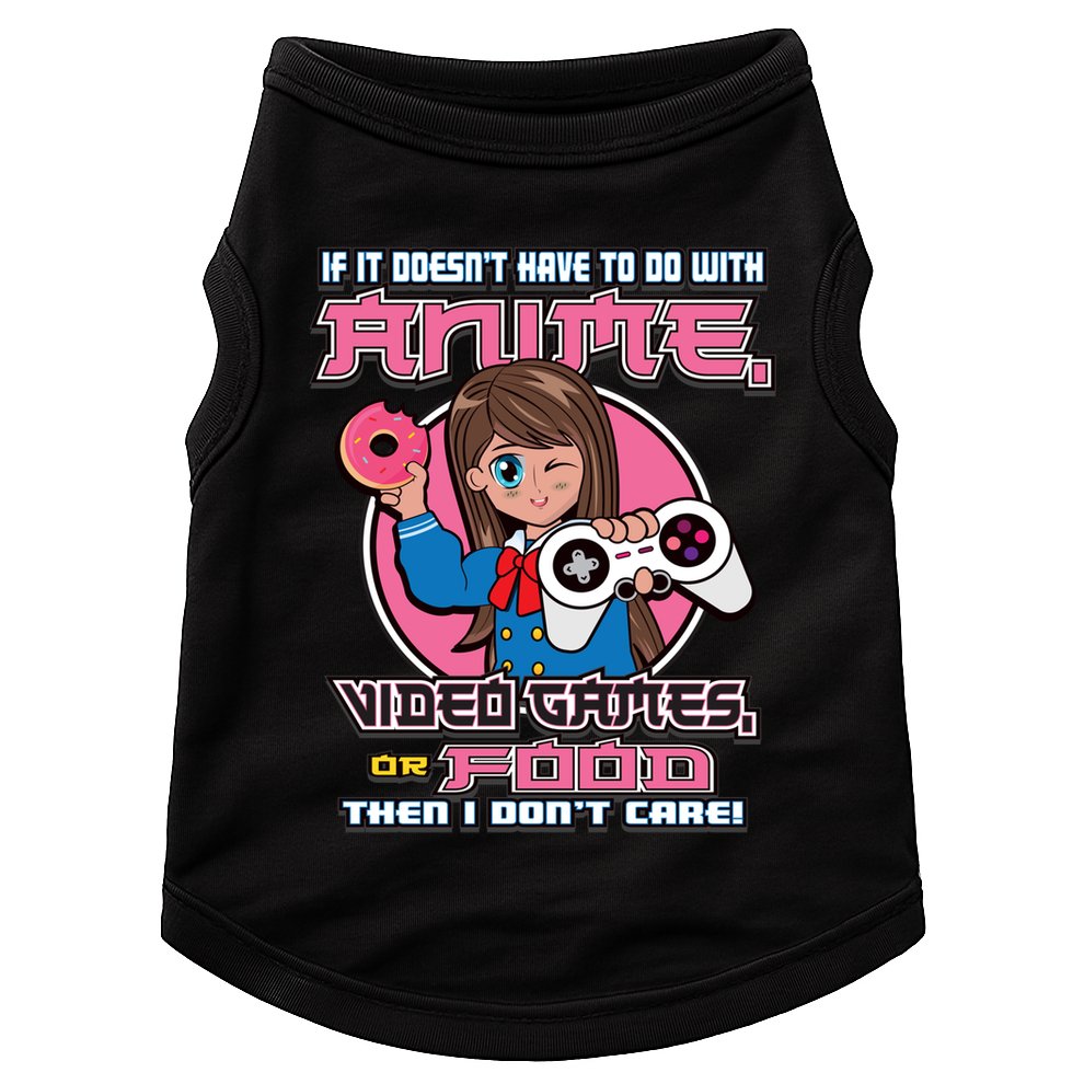 Anime Merch Stuff Gift Teen Trendy Anime Video Games Gift Doggie Tank