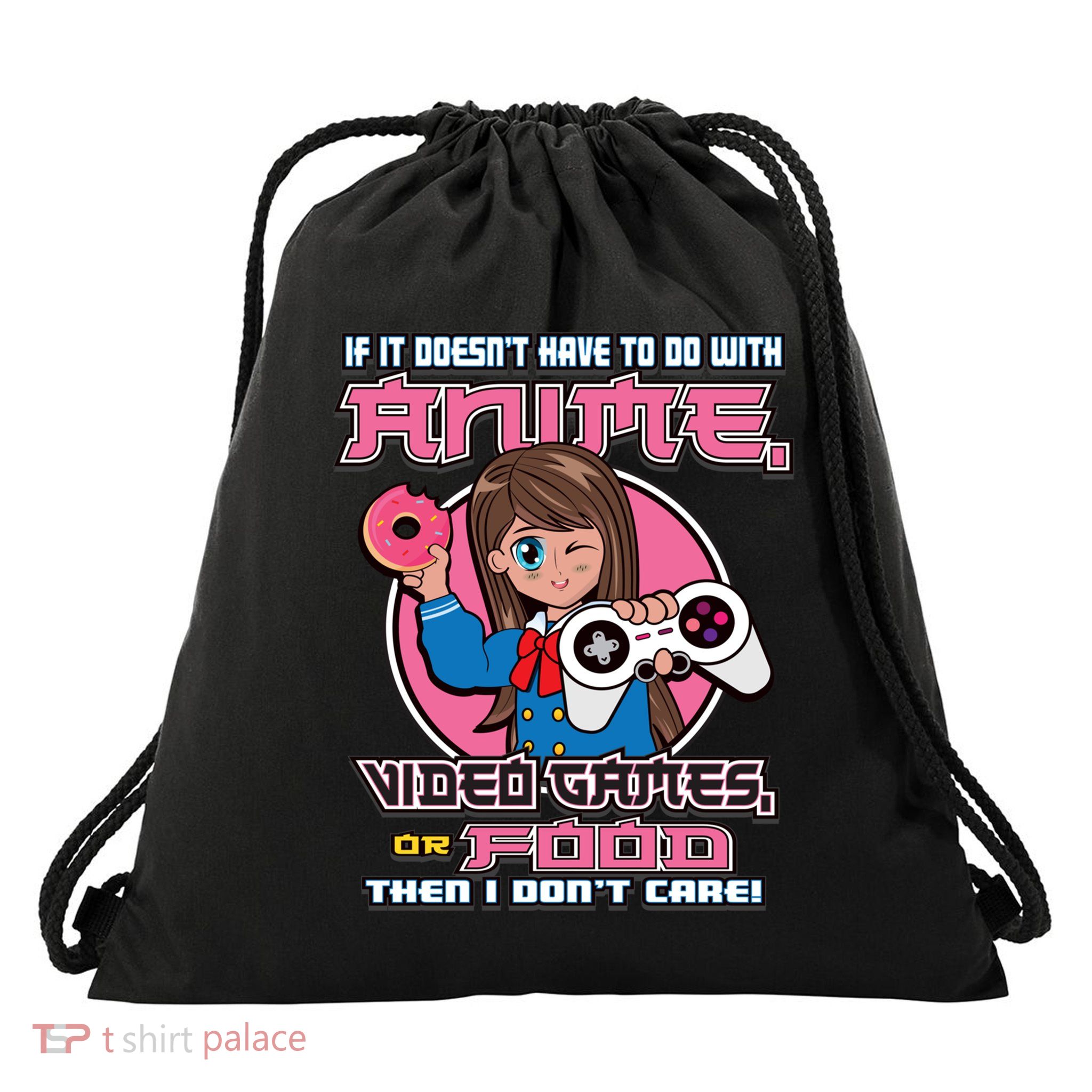 Anime Merch Stuff Gift Teen Trendy Anime Video Games Gift Drawstring Bag