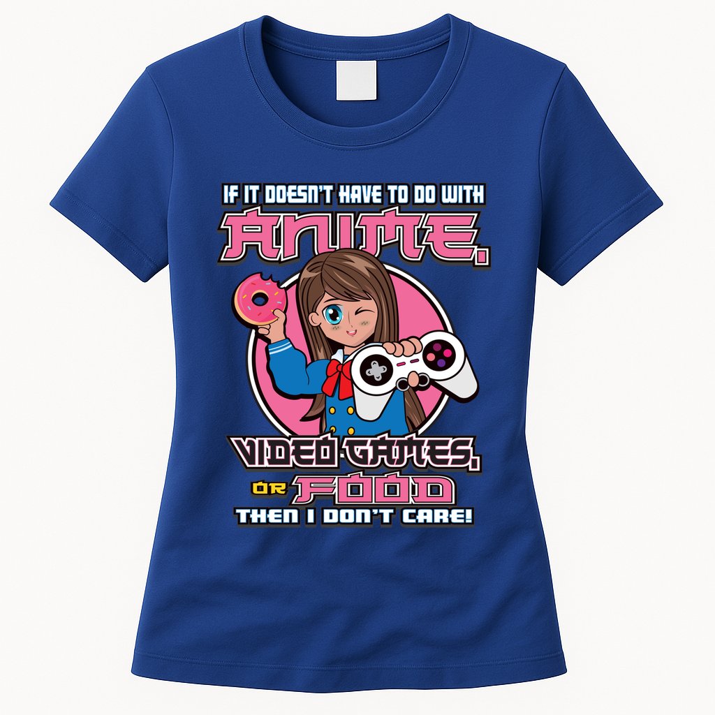 Anime Merch Stuff Gift Teen Trendy Anime Video Games Gift Womens T-Shirt